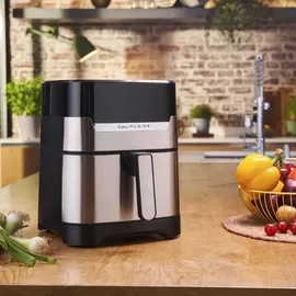 Tefal Easy Fry & Grill Deluxe EY505D edelstahl