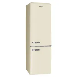 Amica KGCR 387 101 B Retro-Kühl-Gefrierkombination (244 l, 1810 mm hoch, Beige)