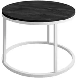 Lukmebel Lookway Couchtisch, Weiß, Holzwerkstoff, Rund, 60x42x60 cm, Wohnzimmer, Wohnzimmertische, Couchtische
