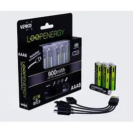 Verico LoopEnergy USB-C USB-C® Akku Li-Ion 600 mAh 1.5 V, 8 St.
