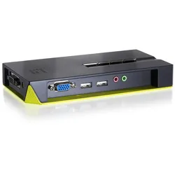 LevelOne KVM-0421 4-Port USB VGA KVM Switch, audio support