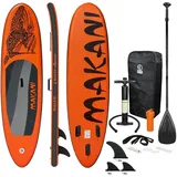 ECD Germany Aufblasbares Stand Up Paddle Board Makani 320x82x15 cm unisex, Freizeit, Pools und Wasserspaß, Stand