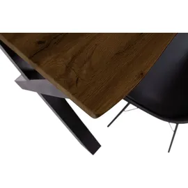 möbelliebling Josy 80 x 76 x 80 cm Nussbaum/schwarz