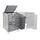 MCW Mülltonnenbox H62 67 x 114 cm grau