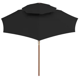 furnicato Ø 270 cm Schwarz
