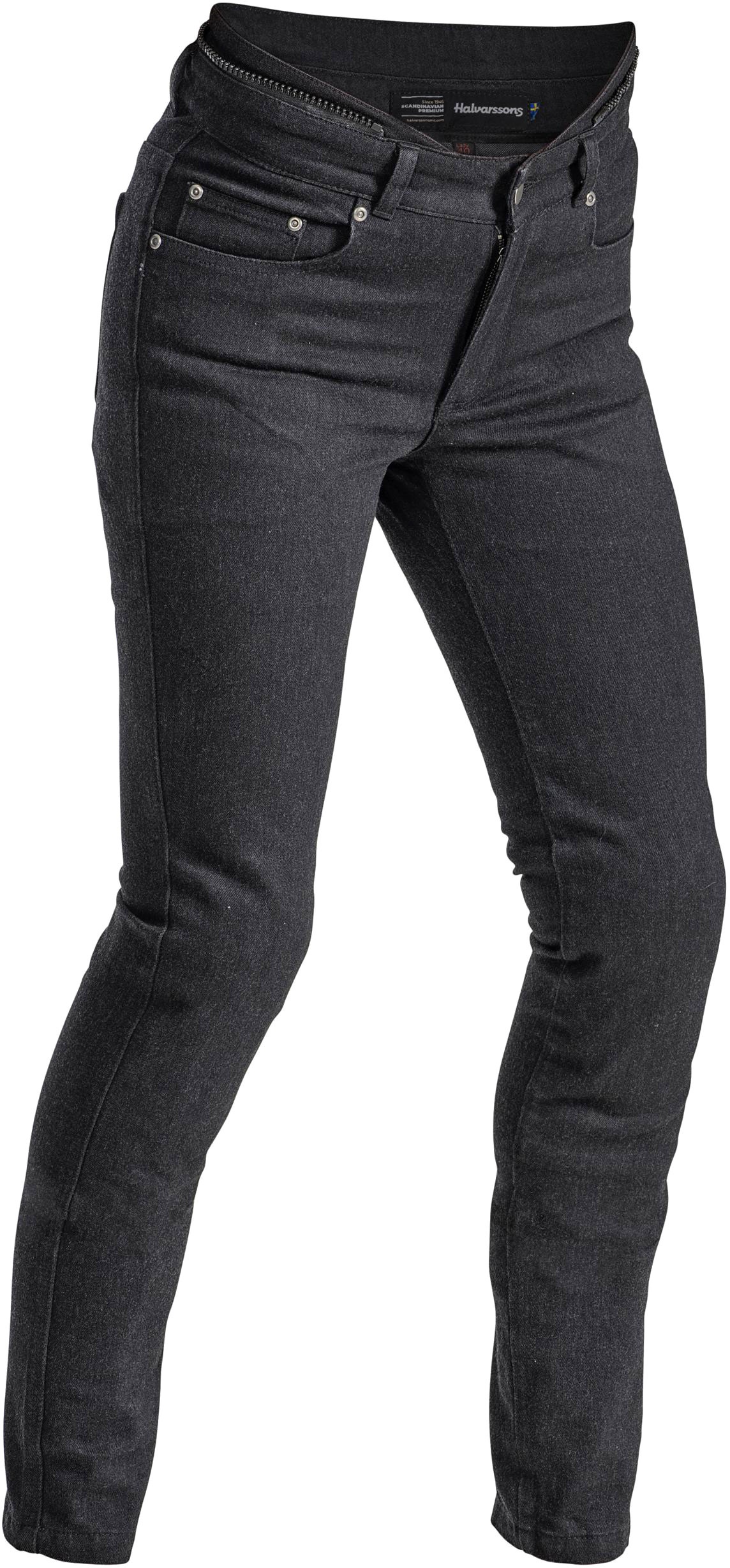 Halvarssons Nyberg, jeans femmes - Noir - 38