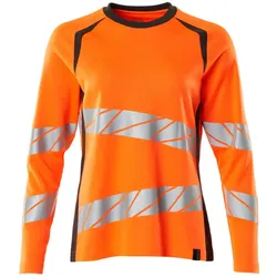 Damen Warnschutz Langarmshirt "ACCELERATE SAFE" UV-Schutz - L - orange/dunkelanthrazit