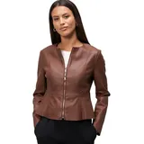 Zero Blazer-Jacke in Lederoptik grün