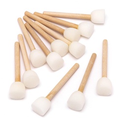 Mini-Schaumstofftupfer (pro Set 12) Bastelmaterial