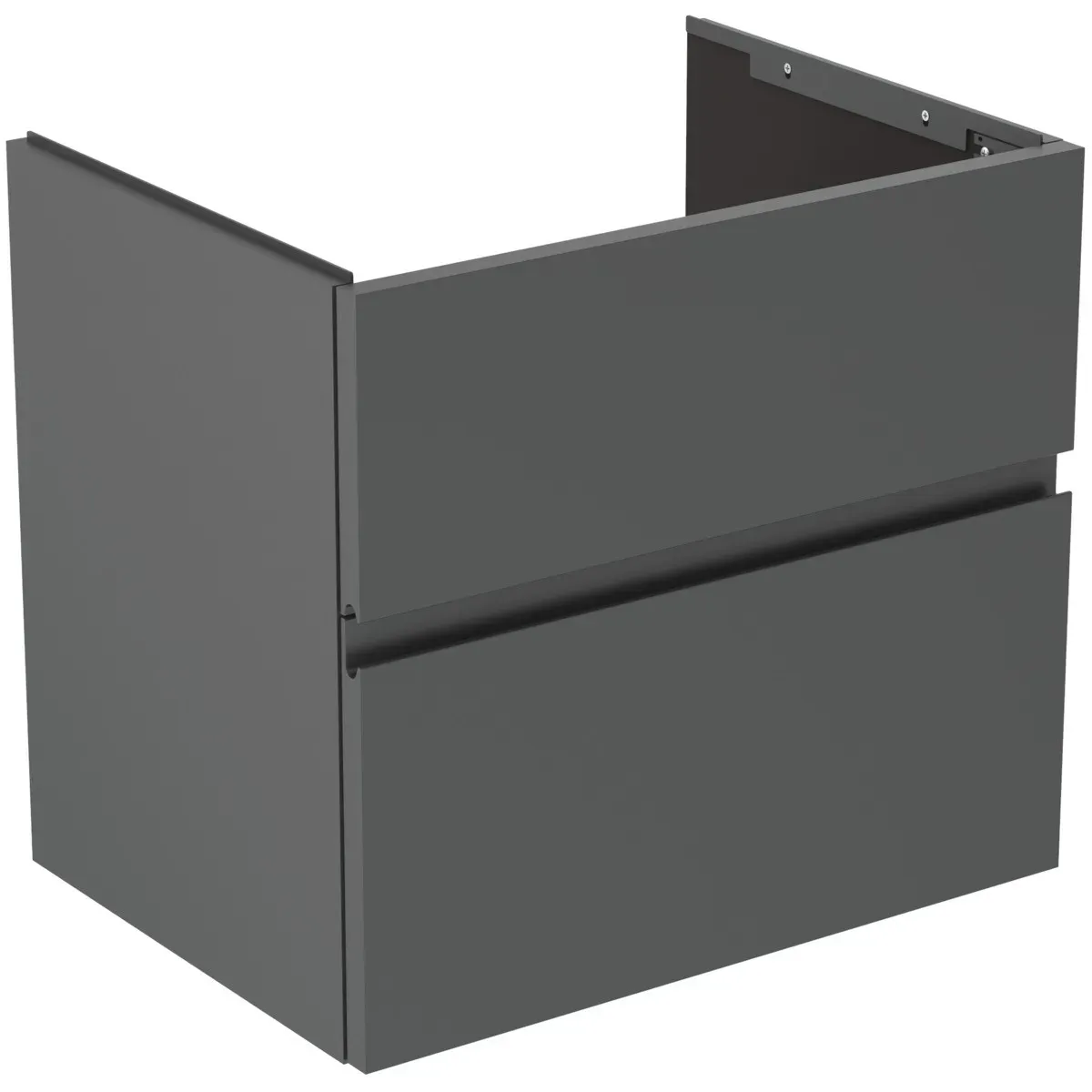 Ideal Standard Möbelwaschtischunterschrank Finesse 600x440x545mm 2 Auszüge Anthrazit matt, E3386Y2 E3386Y2