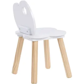Beliani Kindertisch und Stuhl Set onesize weiß braun