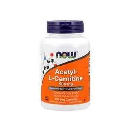 NOW Foods Acetyl-L-Carnitine 500 mg Kaseln 50 St.