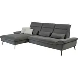 Hukla Eckcouch Polyester L-Form schwarz