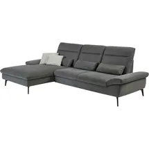 Hukla Eckcouch Polyester L-Form schwarz