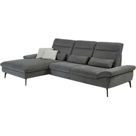 Hukla Eckcouch Polyester L-Form schwarz
