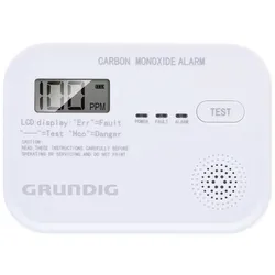 GRUNDIG Kohlenmonoxid-Melder mit Display, batteriebetrieben
