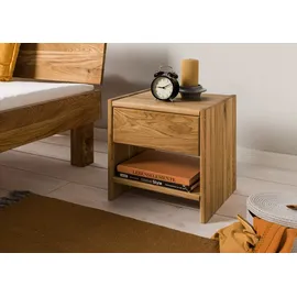 Massivmoebel24 Nachtschrank TomMe 40 x 33 x 40 cm Beige