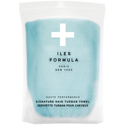 Iles Formula Haute Performance SPA Hair Turban Towel Spa Blue