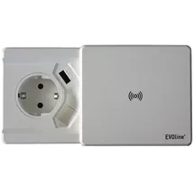 EVOline EVOline® Square80 mit Qi-Ladefunktion ohne Datenanschluss weiß
