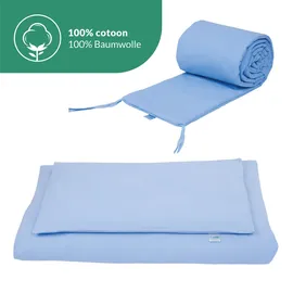 Waldin Babybett Kinderbett 7in1 mit Matratze,