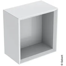 Geberit Wandbox 22,5x23,3x13,2cm, qu., w/lack. hochgl.