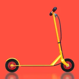 Relaxdays Roller, Rad im 2er Set, Vollgummi, Stahlfelge, Ersatzrad, pannensicher, 50 kg, schwarz/rot