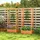 Costway Hochbeet mit Rankgitter 66 x 32 cm Orange