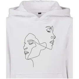 Mister Tee One Line Fit Kapuzenpullover White 9-10 Jahre