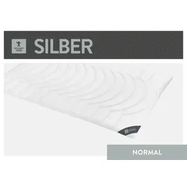 SPESSARTTRAUM Faserdecke Silber - B/L ca. 155.00x220.00