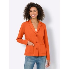 Heine Blusenblazer Jersey-Blazer orange 36