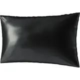 AILORIA Ailoria, Bettwäsche, BEAUTY SLEEP Silk Zipper Pillowcase (40x60) (black) (Kopfkissenbezug, 40 x 60 cm)
