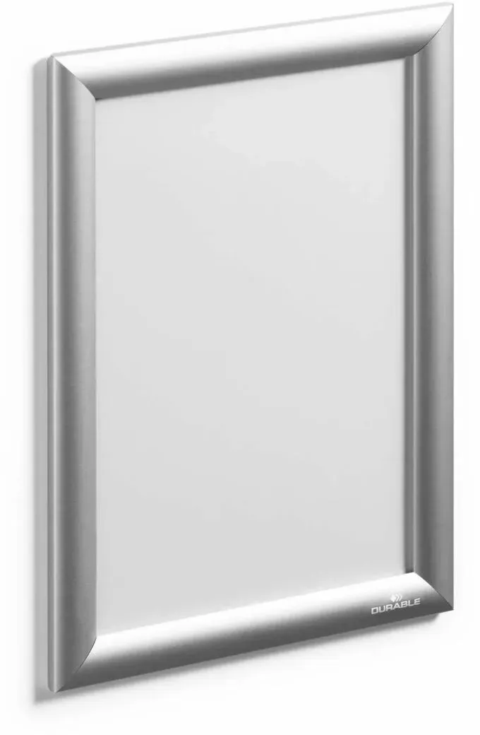Durable 479623 Wandrahmen 192 x 279 mm Rechteck Silber Aluminium
