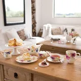 Villeroy & Boch 6er Set Villeroy & Boch Kaffeebecher Mariefleur 430 ml Premium Porcelain Rosa