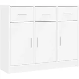 vidaXL Sideboard 91 x 28 x 75 cm Weiß