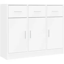 vidaXL Sideboard 91 x 28 x 75 cm Weiß