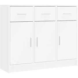 vidaXL Sideboard 91 x 28 x 75 cm Weiß