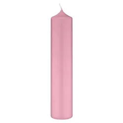Kopschitz Kerzen Altarkerzen, Kaminkerzen Rosa 200 x Ø 90 mm, 4 Stück, Kerzen mit Dornbohrung in RAL Kerzengüte Qualität
