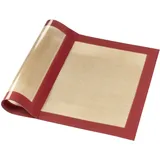 xavax Backmatte Silikon eckig, 40 x 30 cm, rot/braun