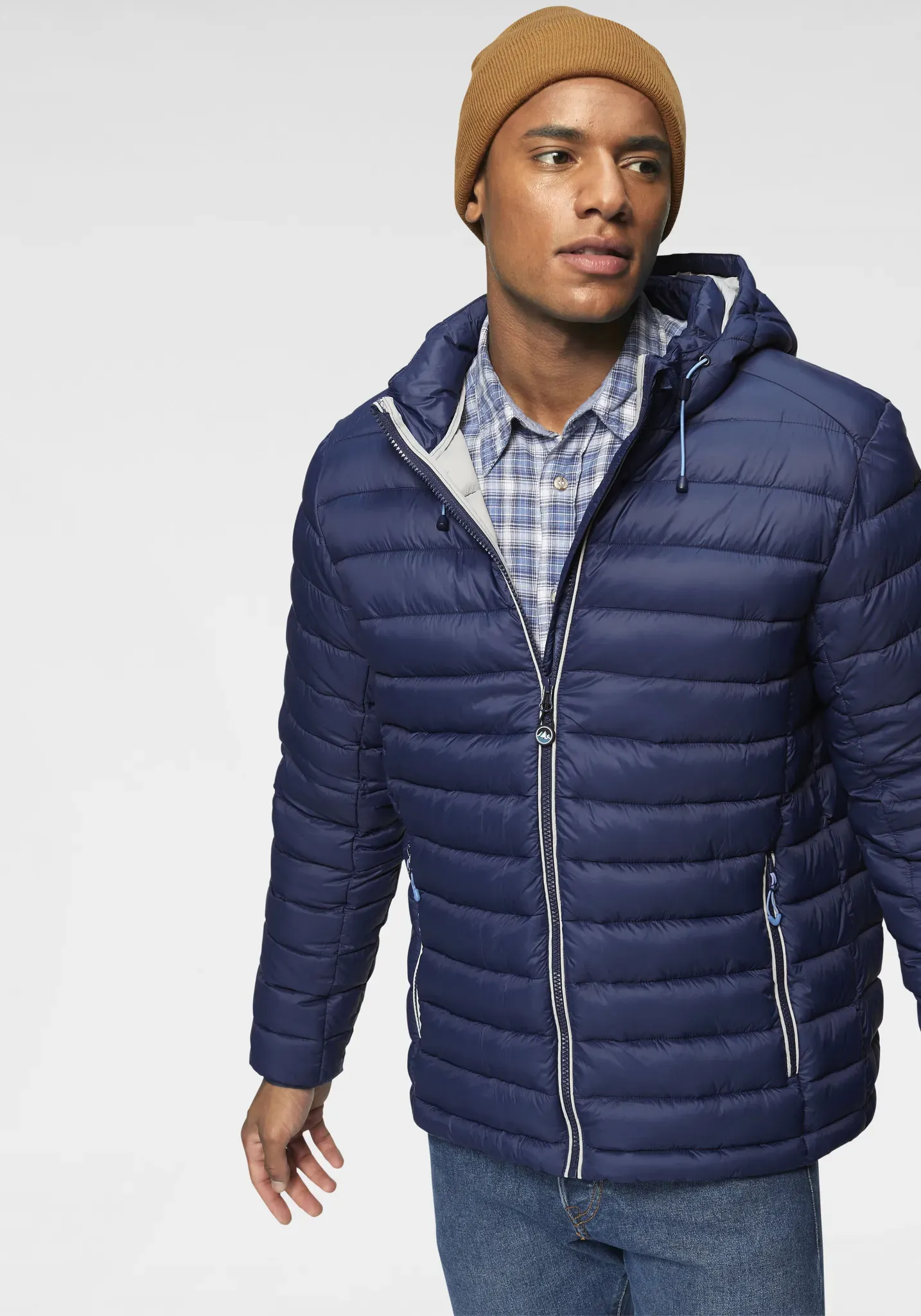 Steppjacke POLARINO, Herren, Gr. 56, blau (marine), Obermaterial: 100% Polyamid. Futter: 100% Polyamid. Wattierung: 100% Polyester, eingefasste Kante, Jacken Steppjacke, Atmungsaktiv, winddicht, wasserabweisend