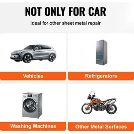 Vevor 107-teiliges Ausbeulwerkzeug Dellen Reparaturset Auto Brücken-Abzieher