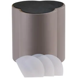 APS Besteckbehälter Beton 13 x 13 cm 14,5 cm grau