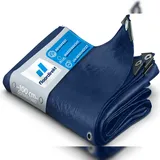 casa pura Abdeckplane 6 x 10 m Blau