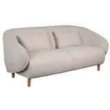 bene living Lounge Sofa Alezio Dreisitzer Beige inkl. Knuffelkissen