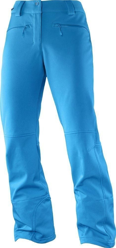 Salomon Snowtrip Pant W Lady, blauw, XS Voorvrouw