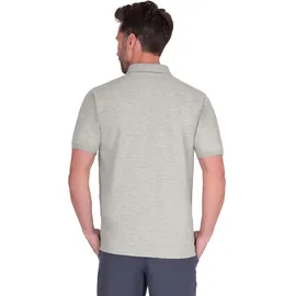 Trigema Poloshirt Polohemd mit Brusttasche«, Gr. XXXL, grau-melange, , 45372421-XXXL