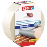 Tesa Verlegeband 25 m x 50 mm, gewebeverstärkt, rückstandsfrei entfernbar