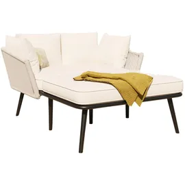 stilvora Sonnenliege 120 x 130 cm Beige