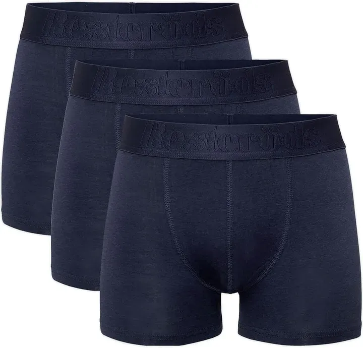 Resteröds RTGunnar Bambusfaser-Unterwäsche 3er-Pack, Marineblau, Größe 2XL