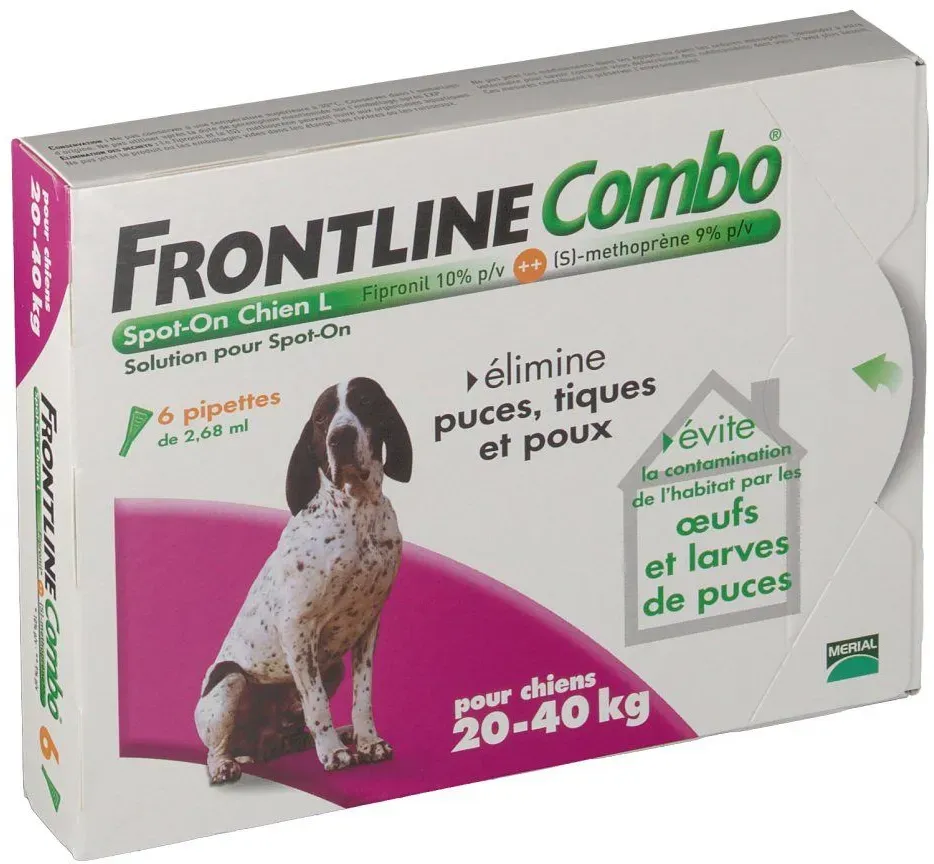 Frontline® Combo L Grand chien 6 pc(s) pipette(s) unidose(s)