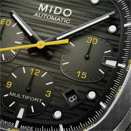 Mido Multifort TV Chronograph grau Edelstahl 42 mm M049.527.11.081.00